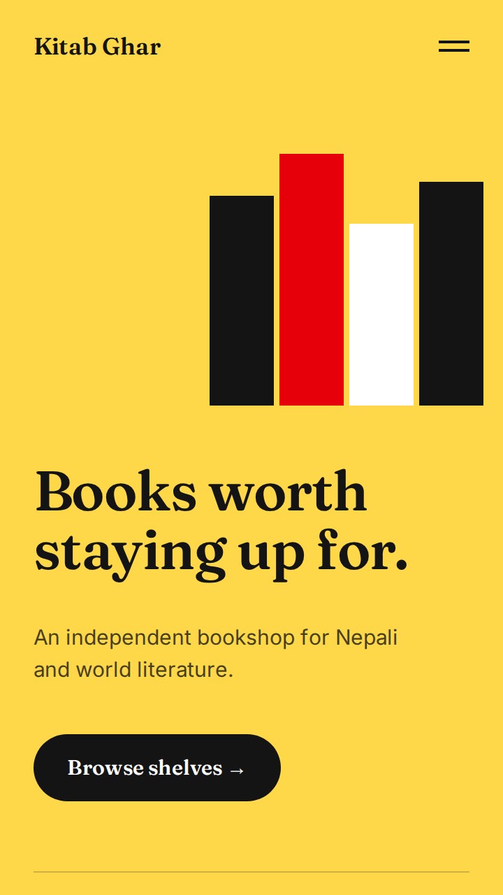 Kitab Ghar website preview